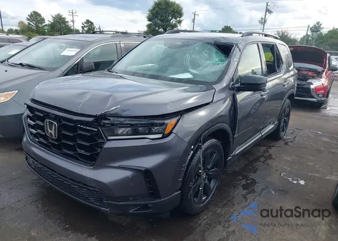 2025 Honda Pilot Black Edition z USA, uszkodzony, nr VIN 5FNYG1H92SB003557